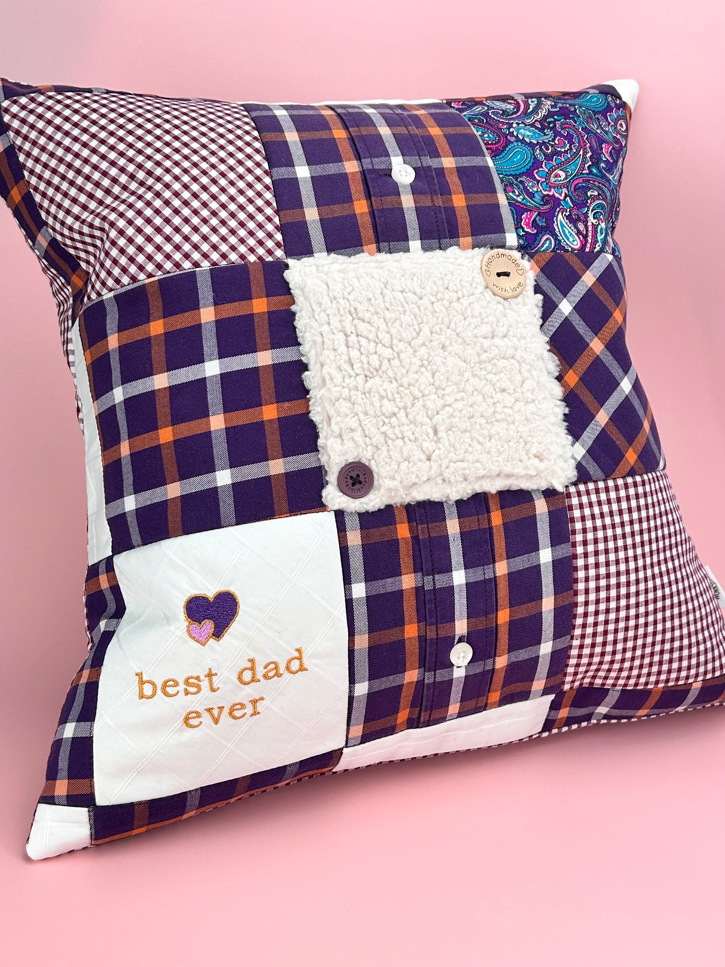 Memory Keepsake Cushions - Handcrafted from Loved One's Clothing | Bristol UK