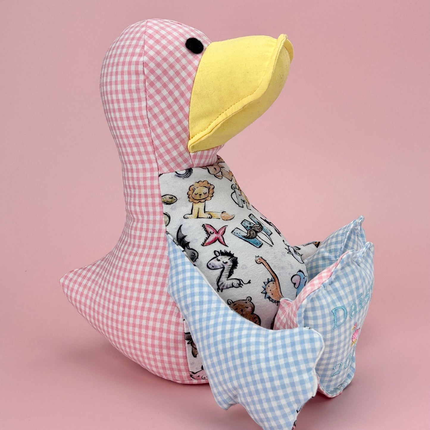 Keepsake Memory Duck - Handcrafted From Loved Ones Clothes
