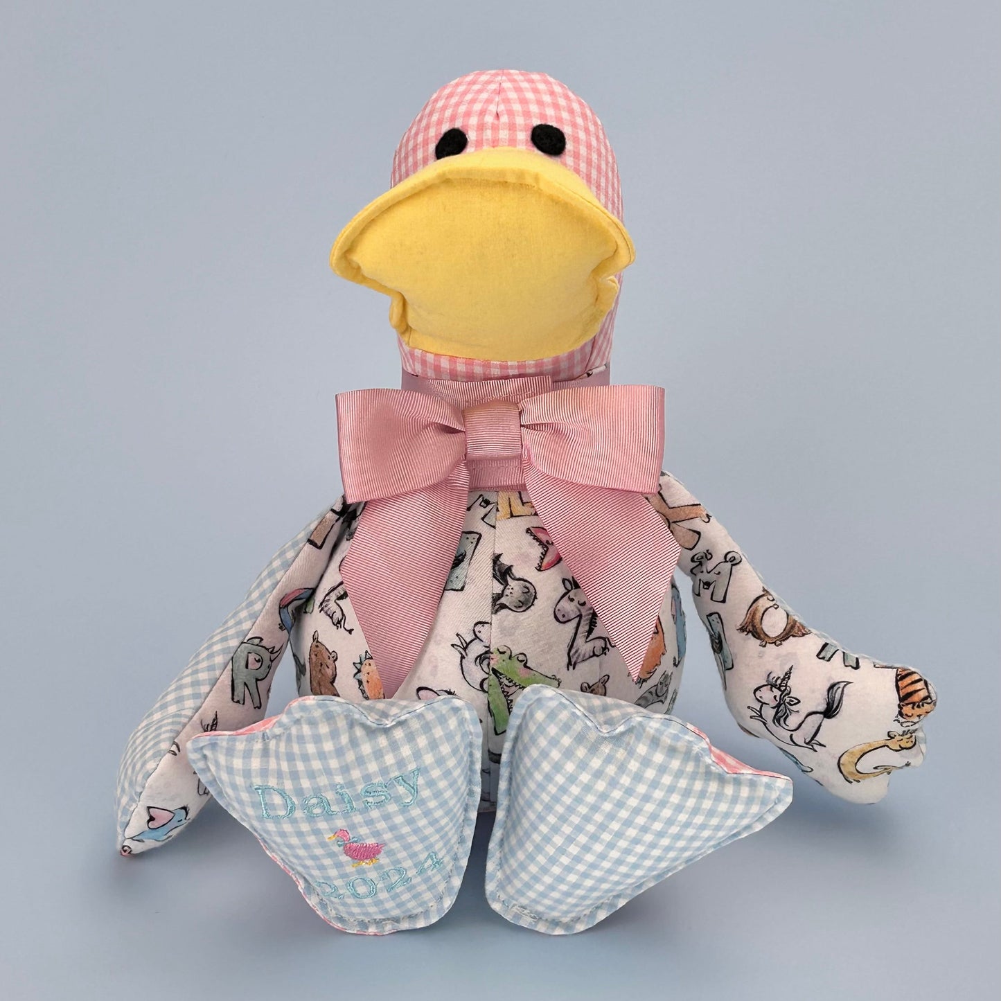 Keepsake Memory Duck - Handcrafted From Loved Ones Clothes