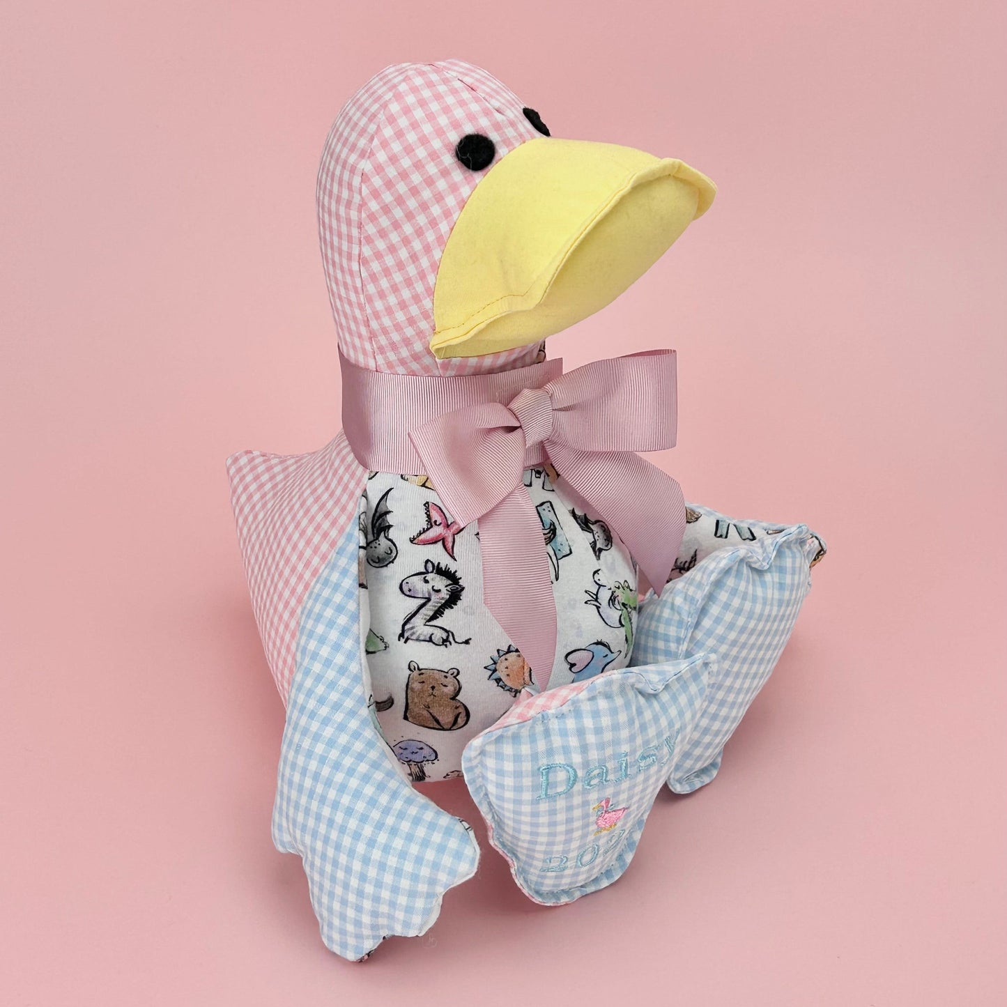 Keepsake Memory Duck - Handcrafted From Loved Ones Clothes