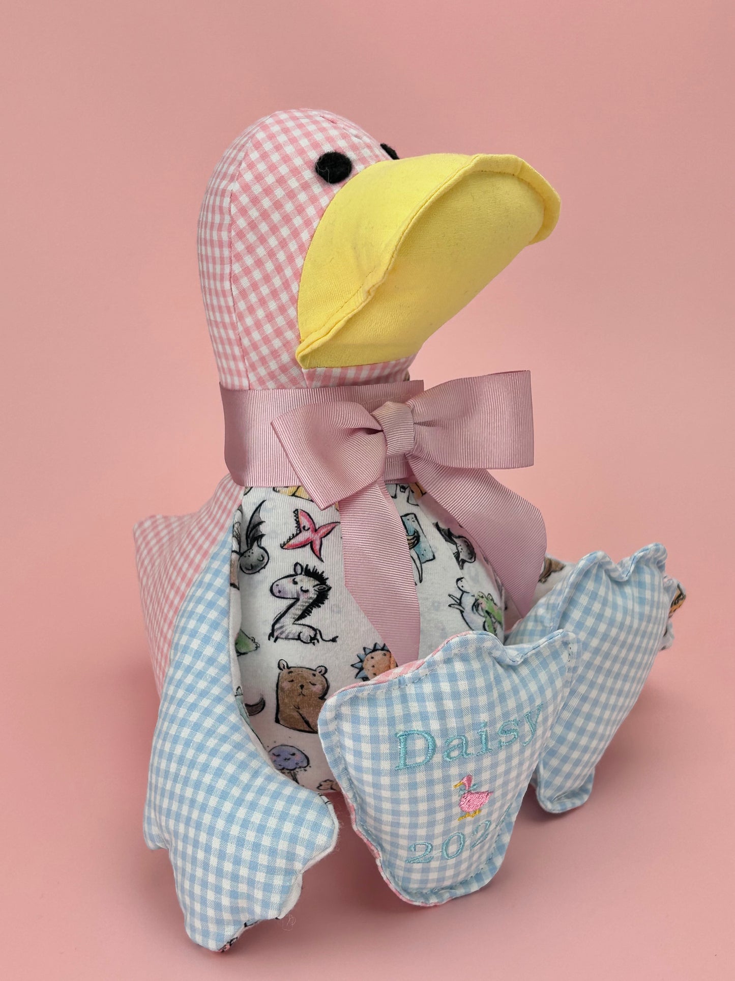 Keepsake Memory Duck - Handcrafted From Loved Ones Clothes