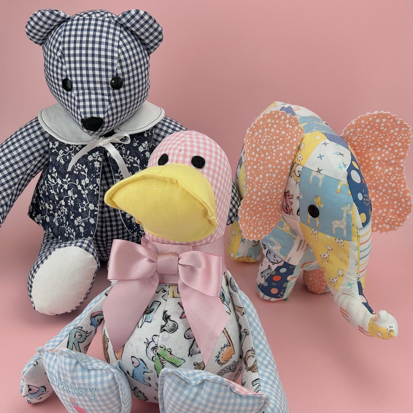 Keepsake Memory Duck - Handcrafted From Loved Ones Clothes