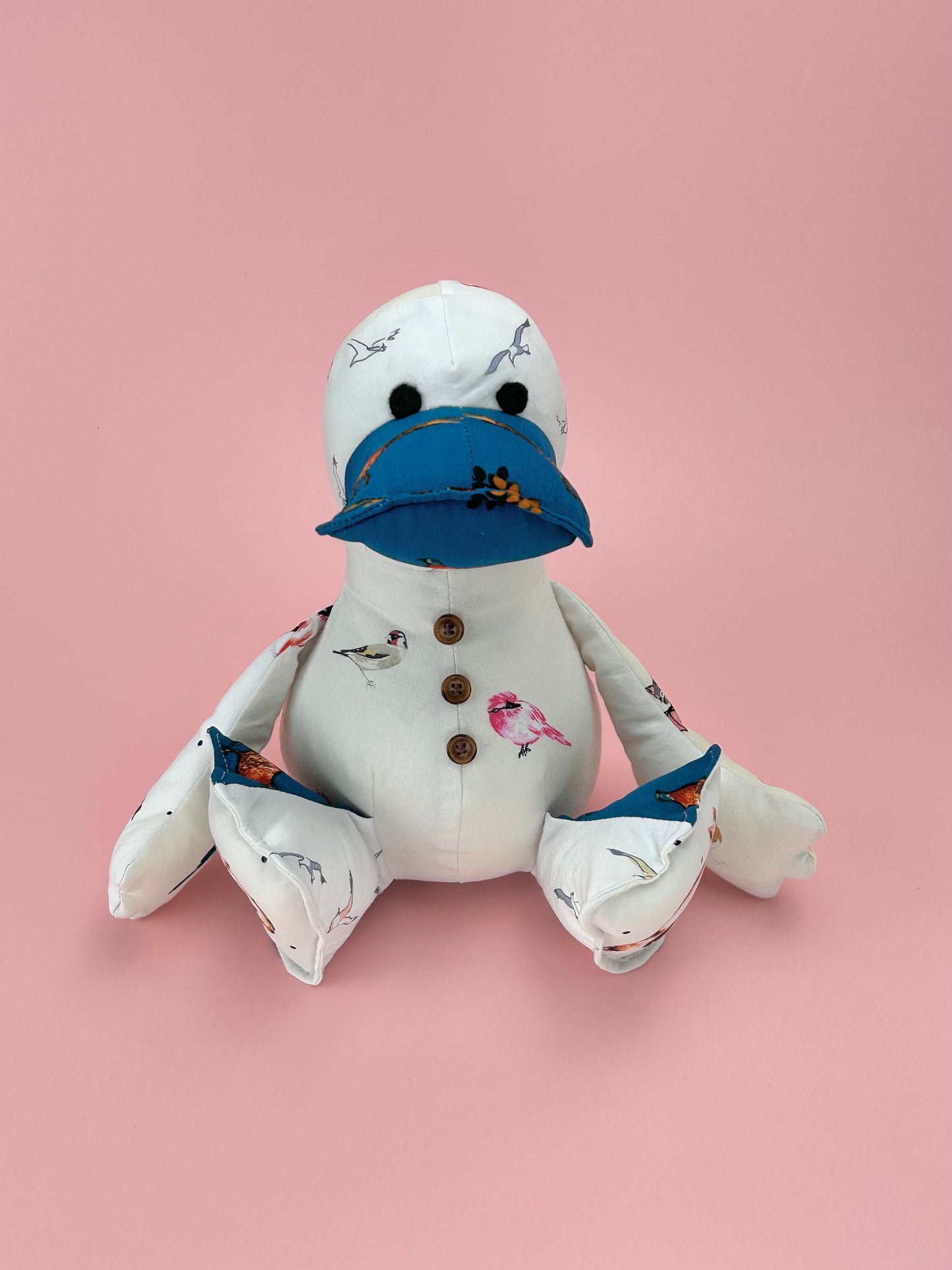 Keepsake Memory Duck - Handcrafted From Loved Ones Clothes