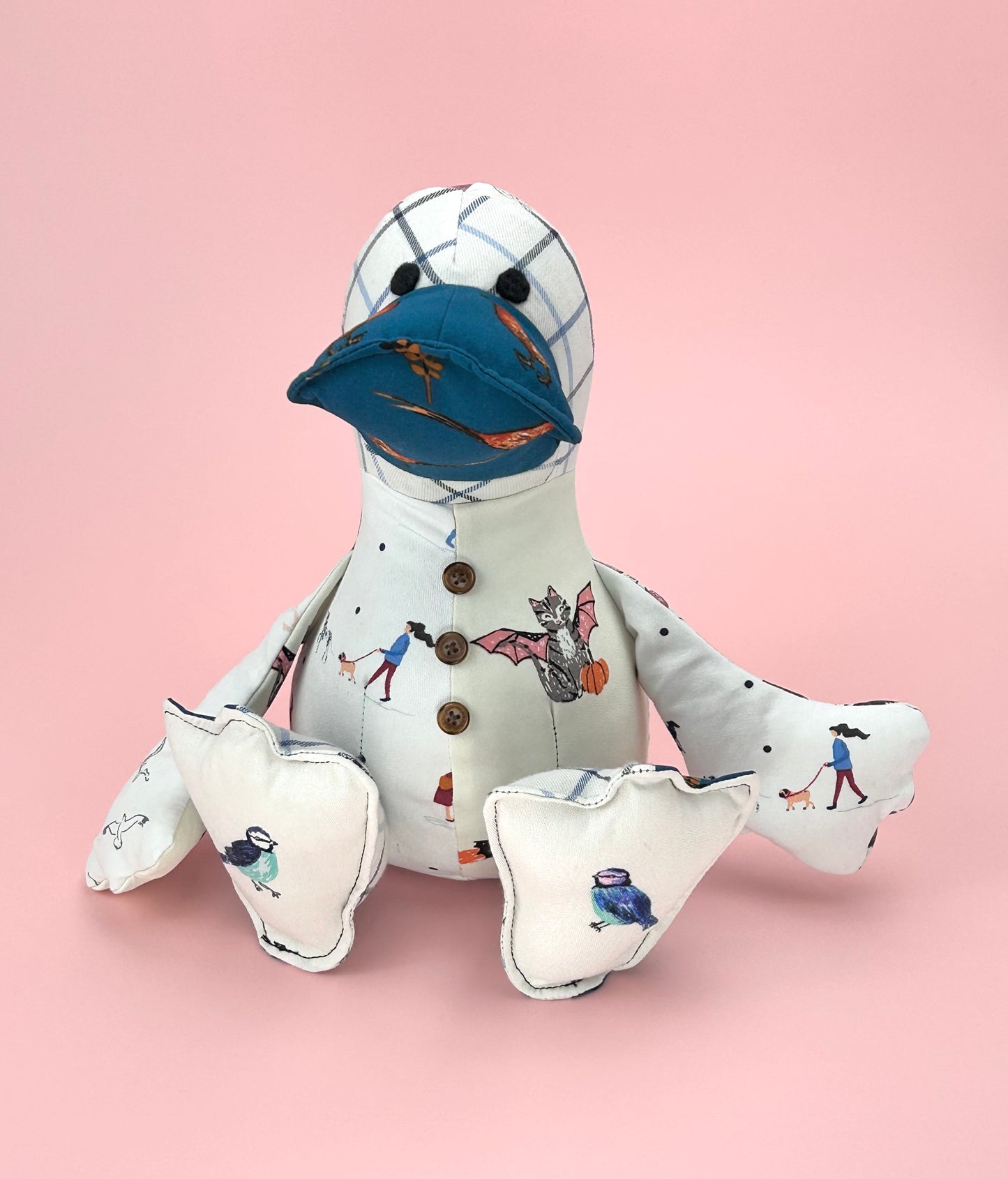 Keepsake Memory Duck - Handcrafted From Loved Ones Clothes