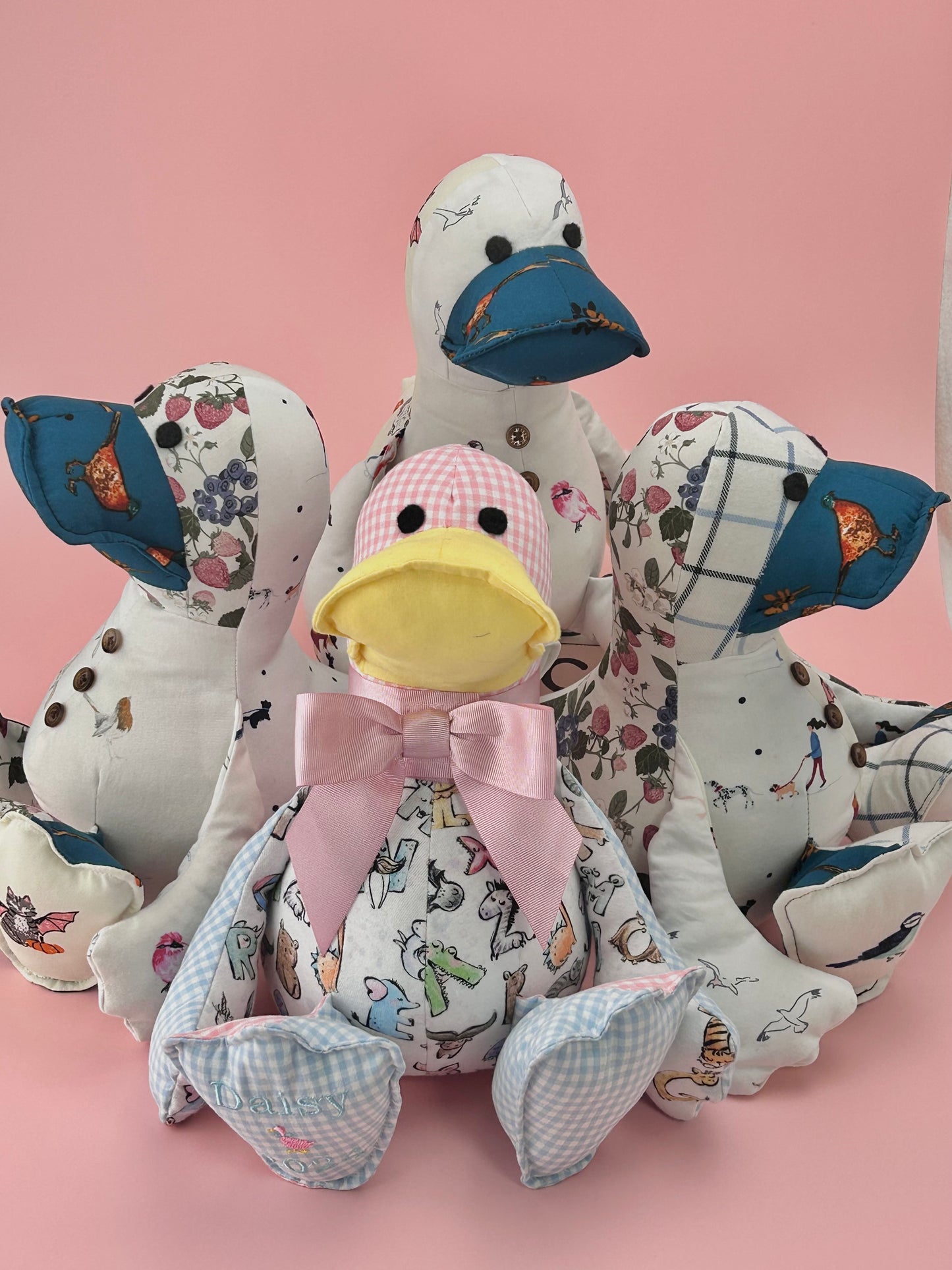 Keepsake Memory Duck - Handcrafted From Loved Ones Clothes
