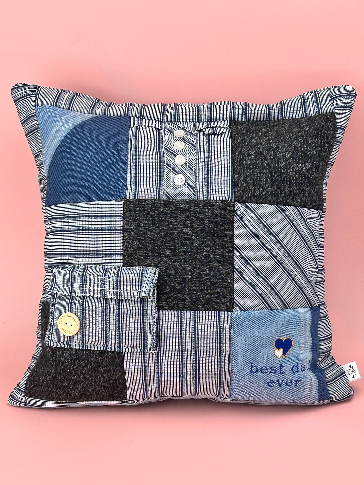 Memory Keepsake Cushions - Handcrafted from Loved One's Clothing | Bristol UK
