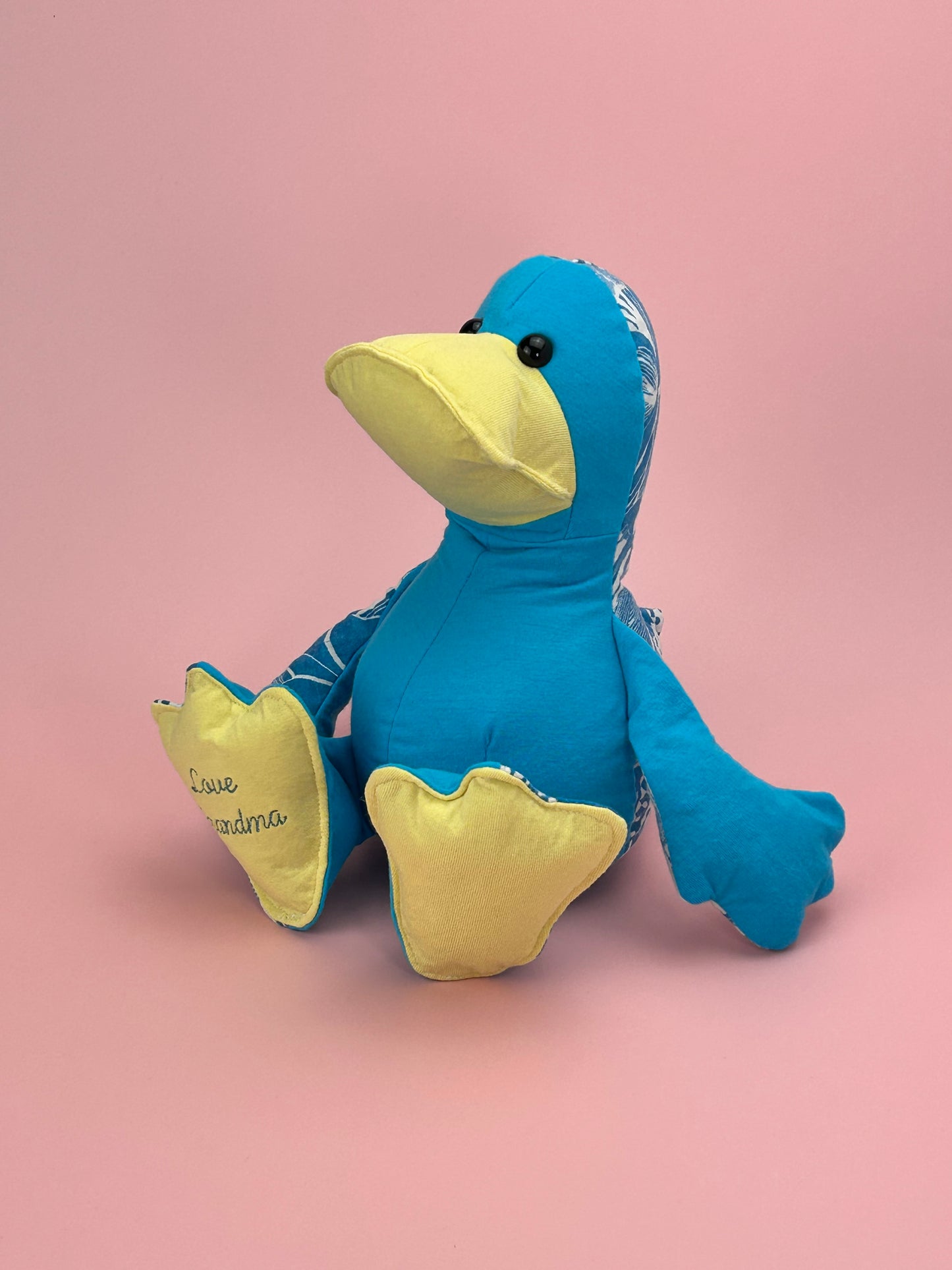 Keepsake Memory Duck - Handcrafted From Loved Ones Clothes