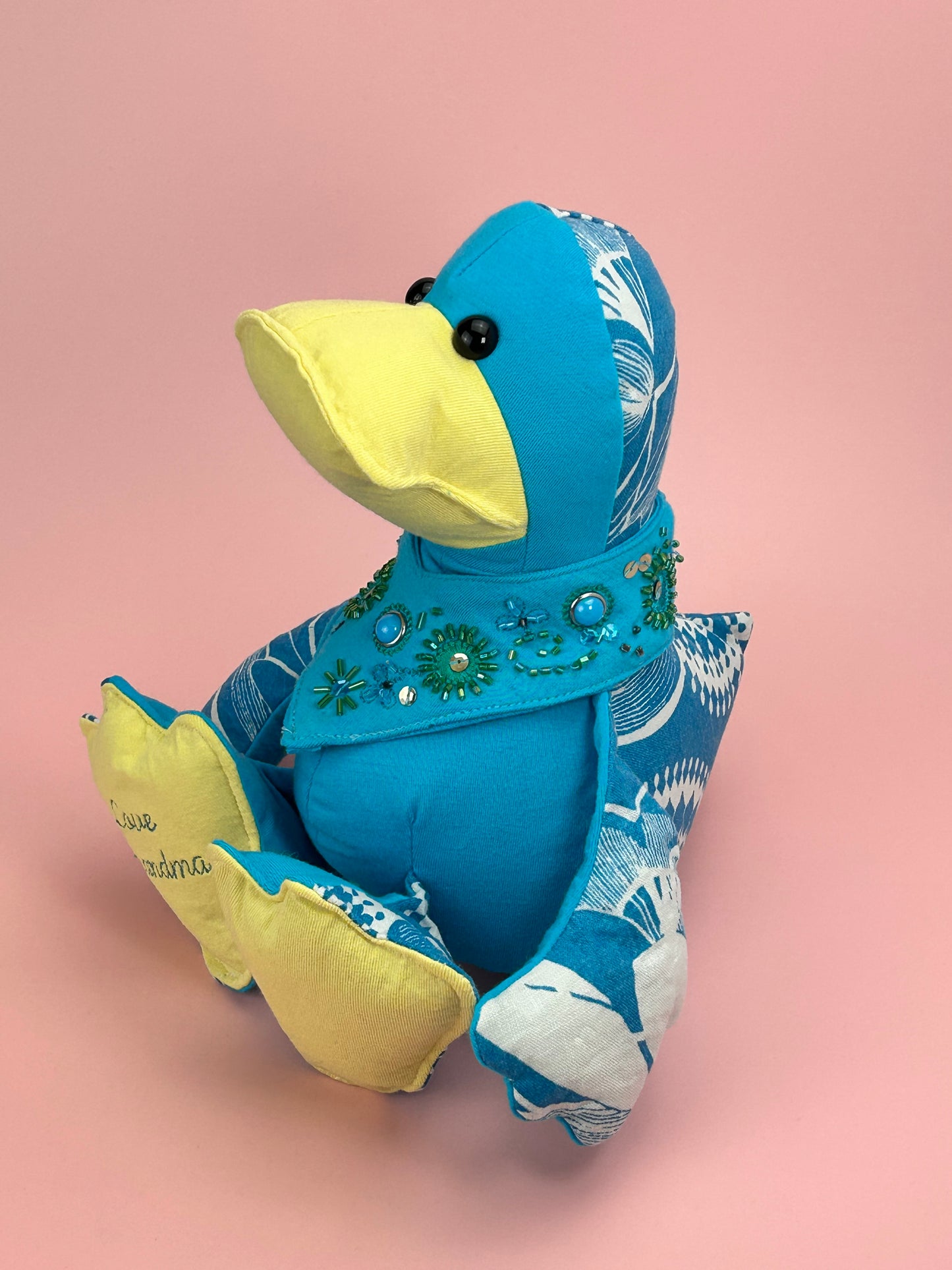 Keepsake Memory Duck - Handcrafted From Loved Ones Clothes