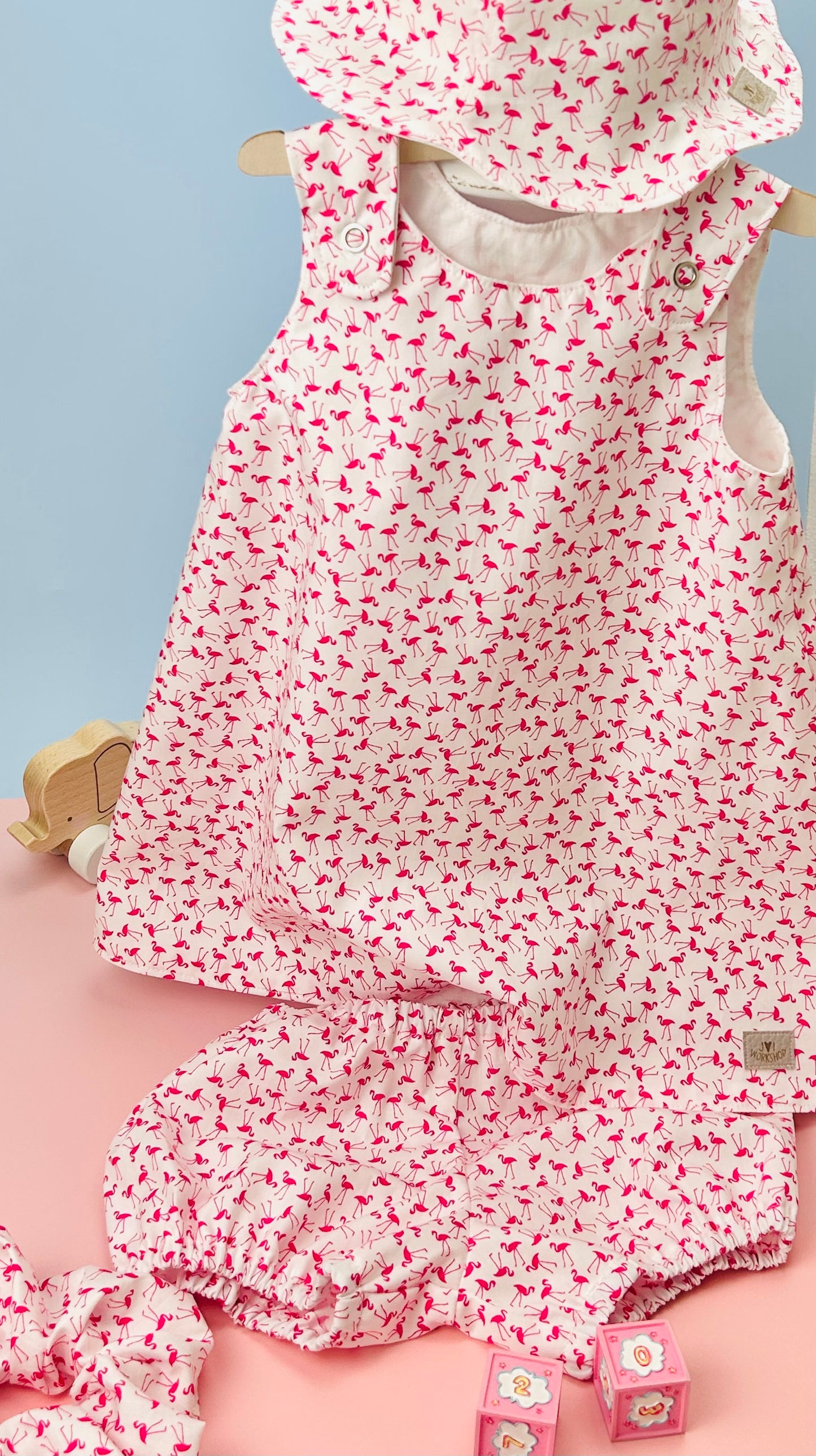 Luxury Made-to-Order 3 Piece Baby Girl Summer Outfit Gift Set