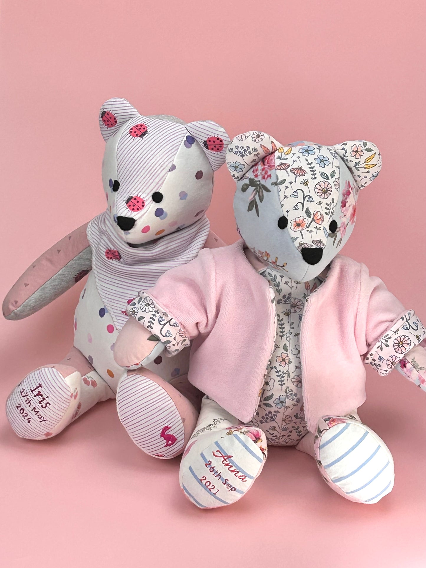 Keepsake Bears Gift - Made From Baby/Children's Clothes