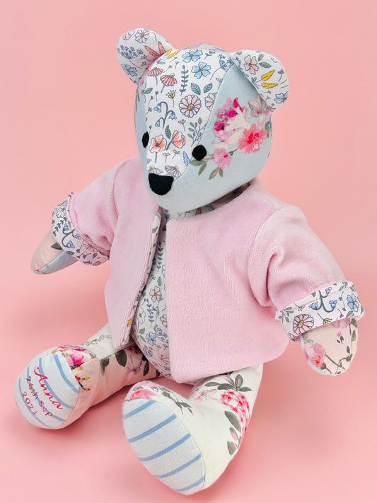 Keepsake Bears Gift - Made From Baby/Children's Clothes