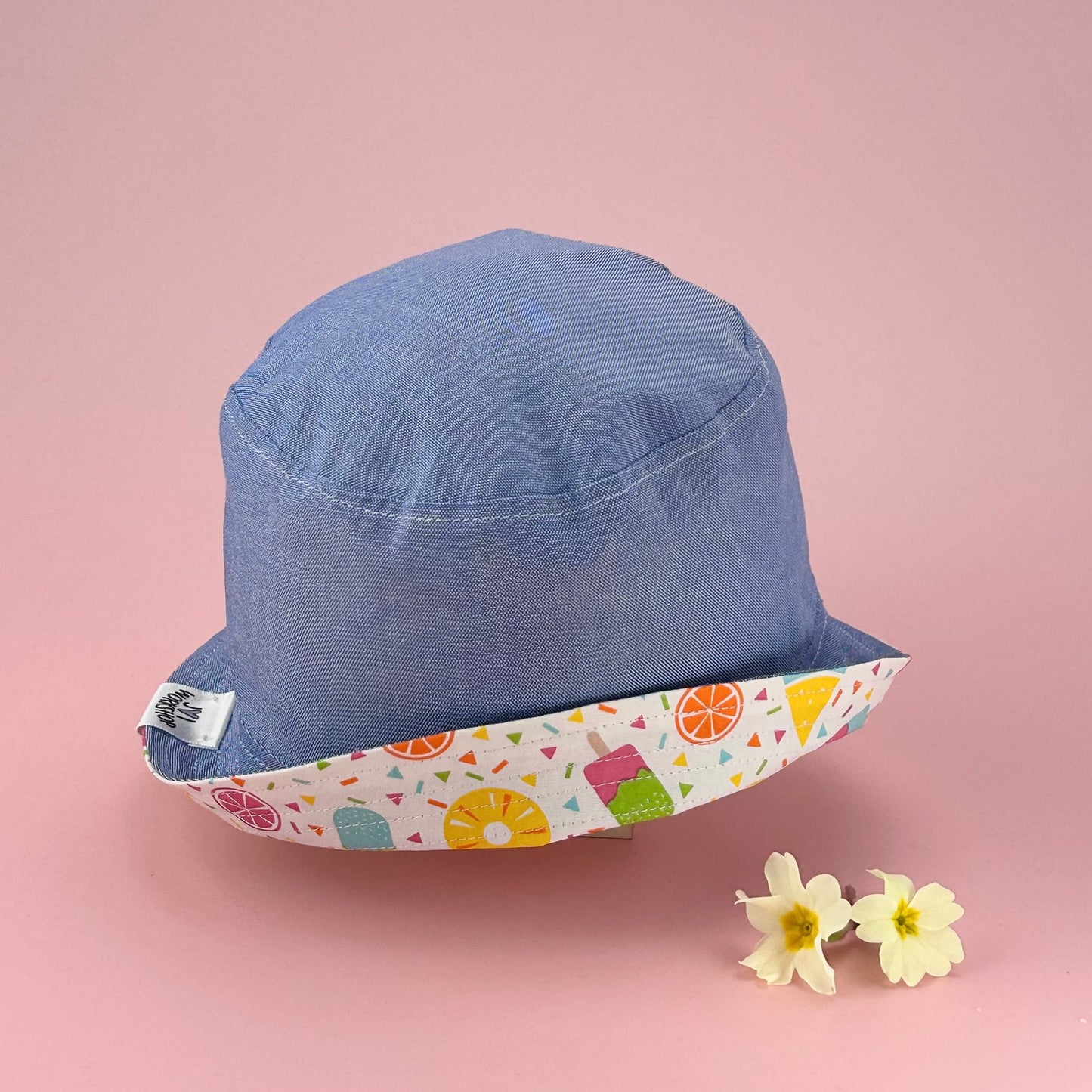 6-12 months - Reversible, Lolly Design Baby Bucket Hat (One Only!)