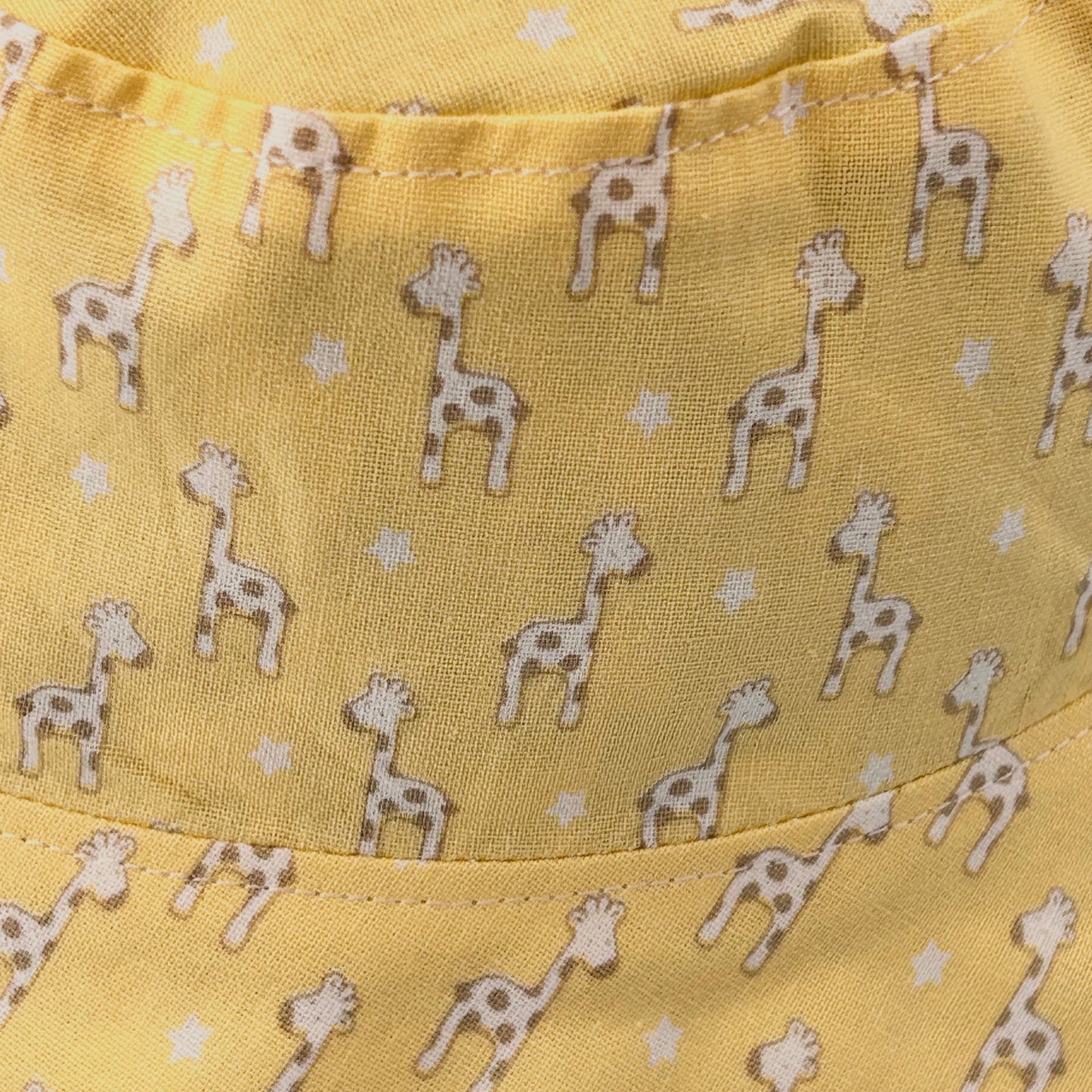 O-6 Months-Reversable, Giraffe Design, Baby Bucket Hat. (One Only!)