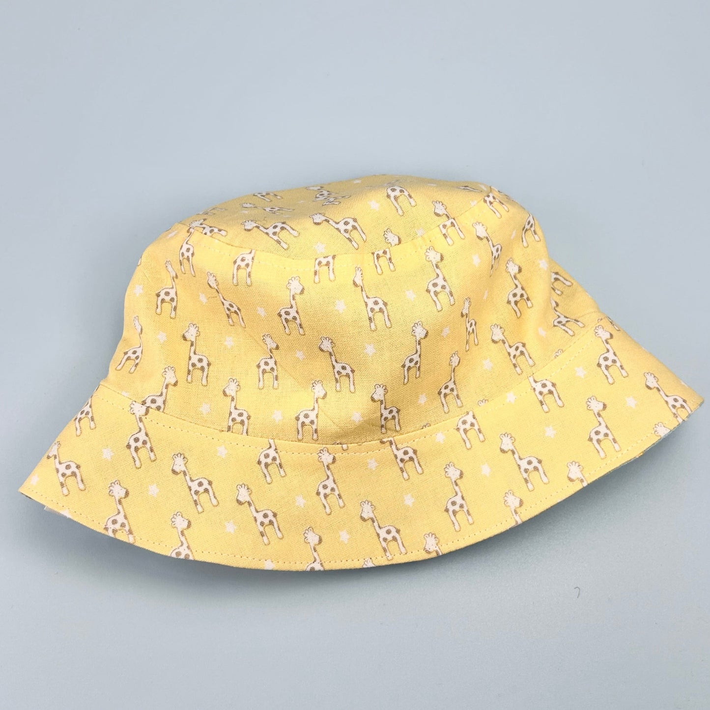 O-6 Months-Reversable, Giraffe Design, Baby Bucket Hat. (One Only!)