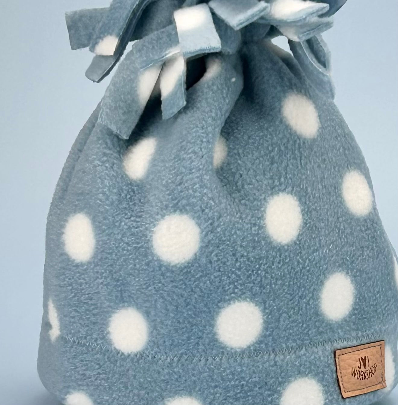 Blue white spots - Child Fleece Hats