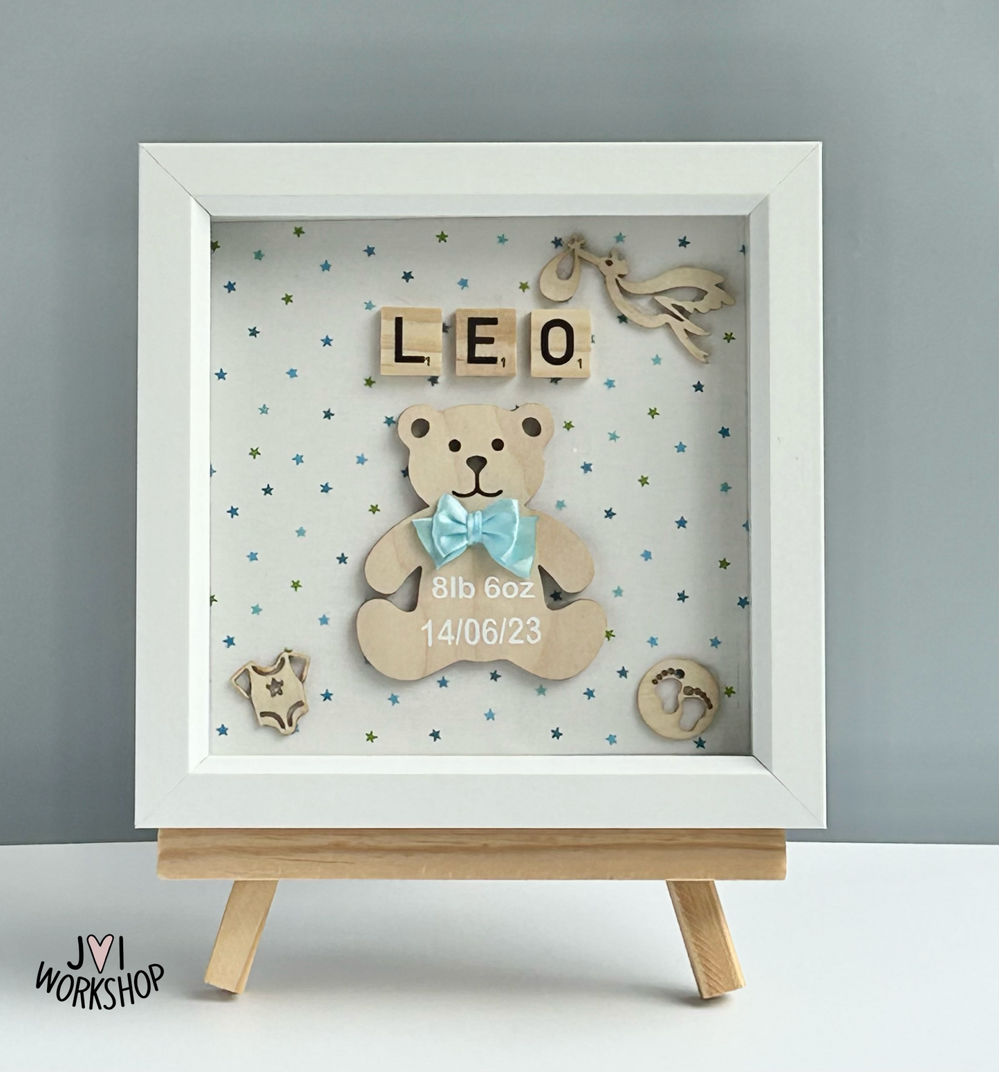 Personalised Baby Name Frame - Made to Order