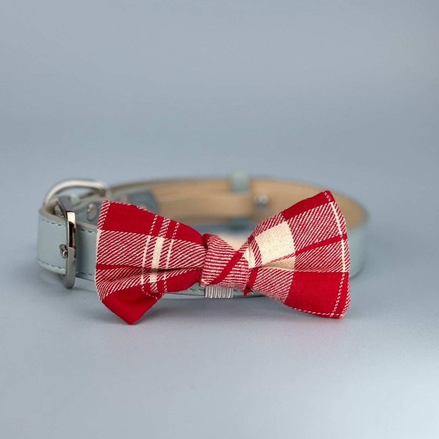 small/ medium/large - Red tartan dog bandana and bowties gifts