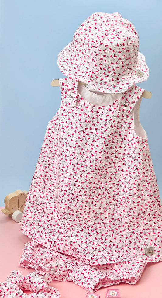 Luxury Made-to-Order 3 Piece Baby Girl Summer Outfit Gift Set